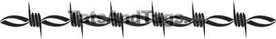 Black Barbed Wire