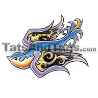 Bird Temporary Tattoo