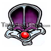 Joker Temporary Tattoo