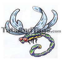 Dragon Fly Temporary Tattoo