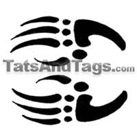 Claws Temporary Tattoo
