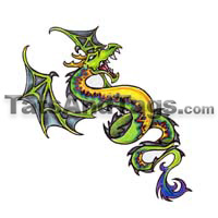 Dragon Temporary Tattoo