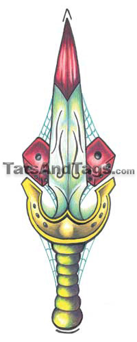 Dagger Temporary Tattoo