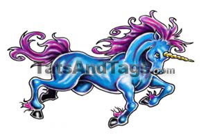 Unicorn Temporary Tattoo