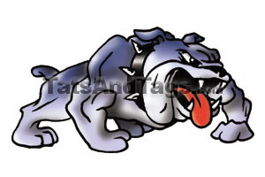 Bulldogs Temporary Tattoo