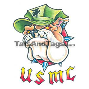USMC Temporary Tattoo