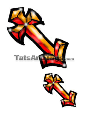 Sagittarius Temporary Tattoo