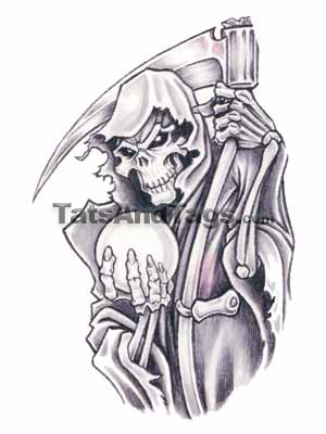 grim reaper tattoo. grim reaper tattoo designs.