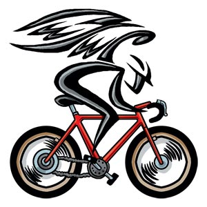 Angel Biker Temporary Tattoo