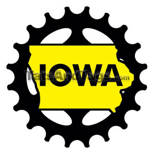 Iowa Chain Wheel  Temporary Tattoo