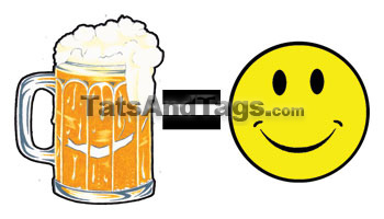 Smiley With Beer