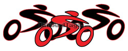 Bicycle Pack Temporary Tattoo