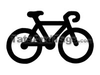 bicycle temporary tattoo