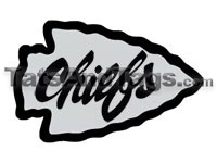 Chiefs temporary tattoo