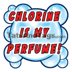 chlorine is my perfume tattoo