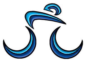 Crescent Biker Temporary Tattoo