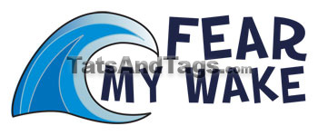 Fear My Wake Temporary Tattoo