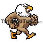 marching eagle tattoo design