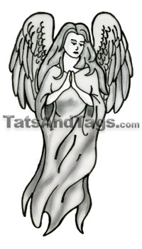 Angel  temporary tattoo