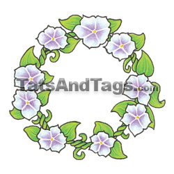 Flower Belly Ring Temporary Tattoo