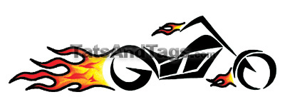 Motorcycle Temporary Tattoo