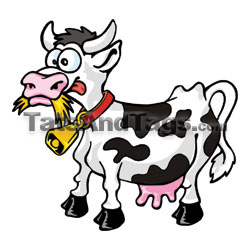 Cow Temporary Tattoo
