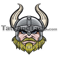 Vikings temporary tattoo