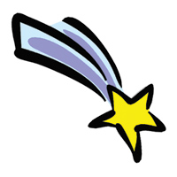 Shooting Star  temporary tattoo