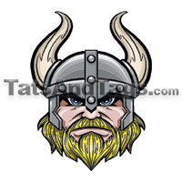 Viking Temporary Tattoo