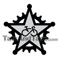 star infinity bicycle temporary tattoo 