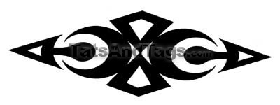 Tribal - Lower Back Temporary Tattoo