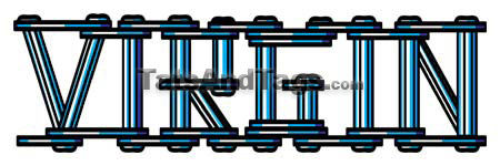 Virgin Bike Chain Temporary Tattoo