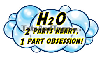 H2O: 2 Parts Heart, 1 Part Obsession  temporary tattoo