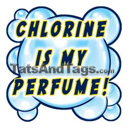 chlorine is my perfume temporary tattoo