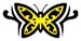 Yellow Butterfly Temporary Tattoo