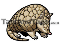 armadillo temporary tattoo