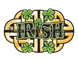 Irish celtic temporary tattoo