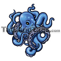 octopus temporary tattoo