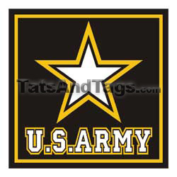 US Army Temporary Tattoo