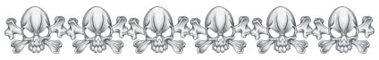 Skull Arm Band Temporary Tattoo