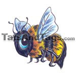 bumble bee temporary tattoo