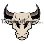 bull temporary tattoo