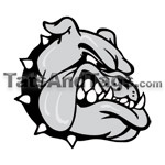 Bulldogs temporary tattoo