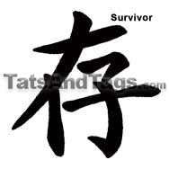 Survivor Temporary Tattoo