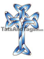 celtic cross temporary tattoo