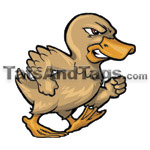 duck temporary tattoo 