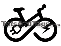 Electric bike temporary tattoo
