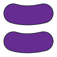 purple temporary tattoo