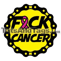 f*ck cancer temporary tattoo