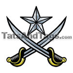 Generals temporary tattoo